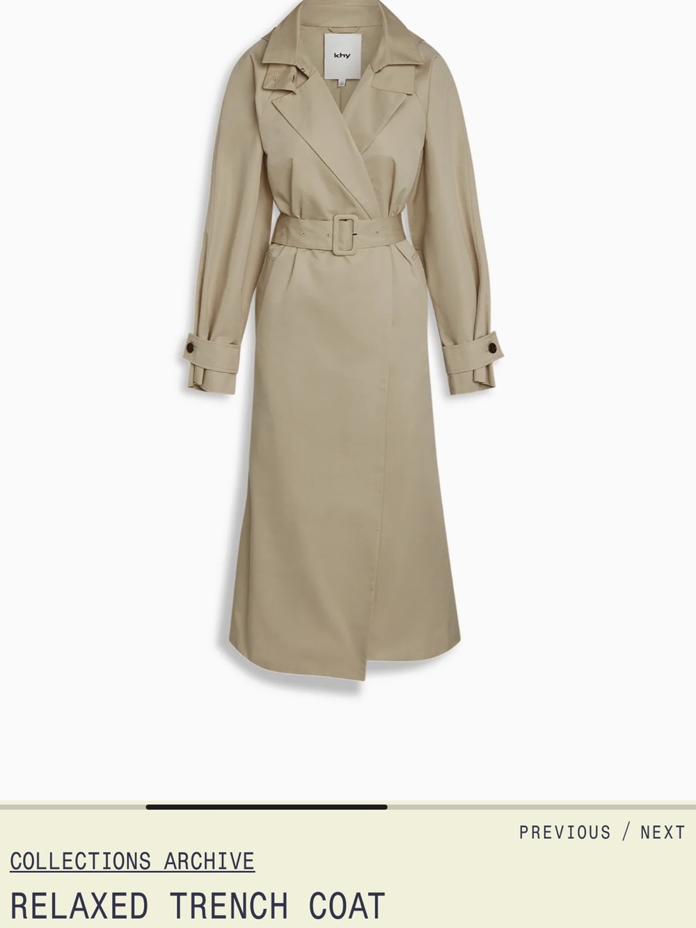 KHY Kylie Jenner x Hydra INFLUENCER OVERSIZED TRENCH COAT with hood size XS new - Picture 2 of 10